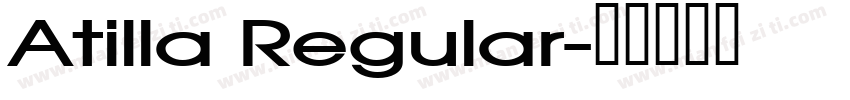 Atilla Regular字体转换